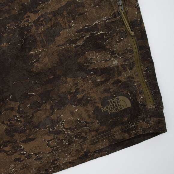 The North Face Green Camo Swim Shorts - Picture 1 of 4